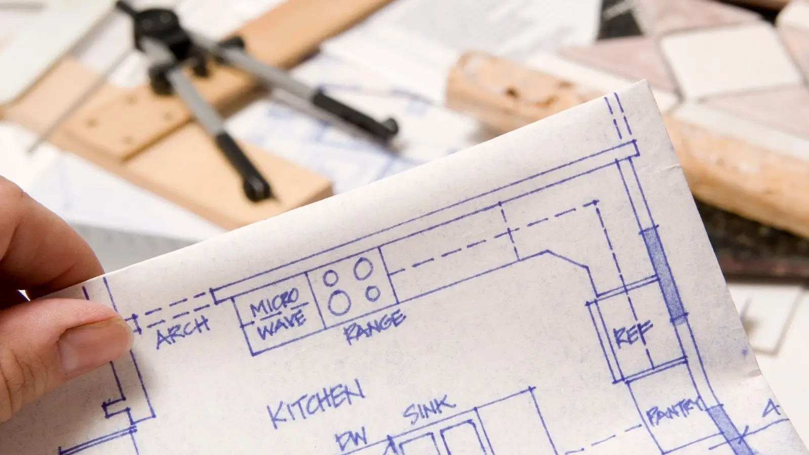 Construction planning blueprint for Brooklyn, NY remodeling project