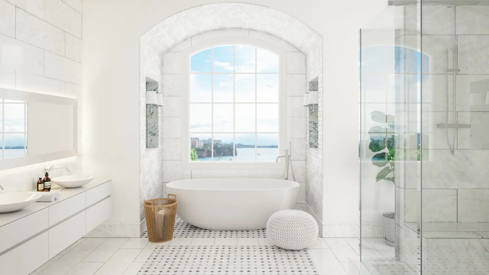 Luxury bathroom renovation by Energy Construction BK in Brooklyn, NY