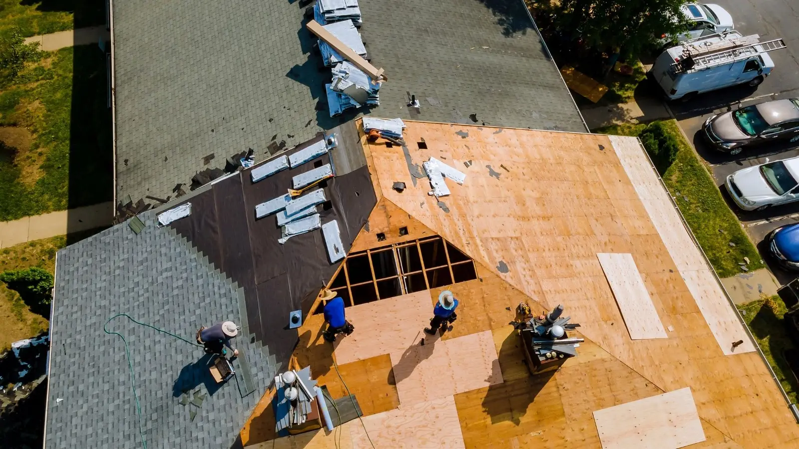 Roof replacement construction by Energy Construction BK in Brooklyn, NY